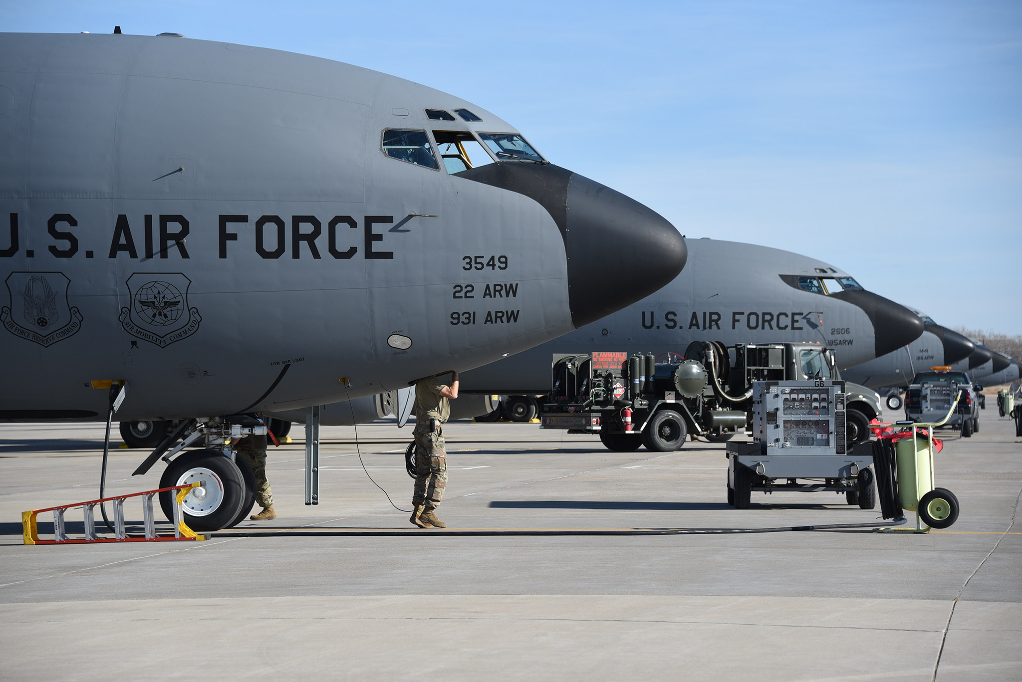 KC-135 Stratotanker at Kaneohe Bay Air Show